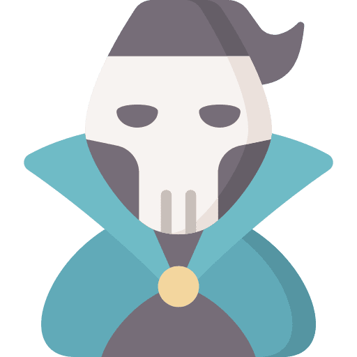 Supervillain man fantasy character icon