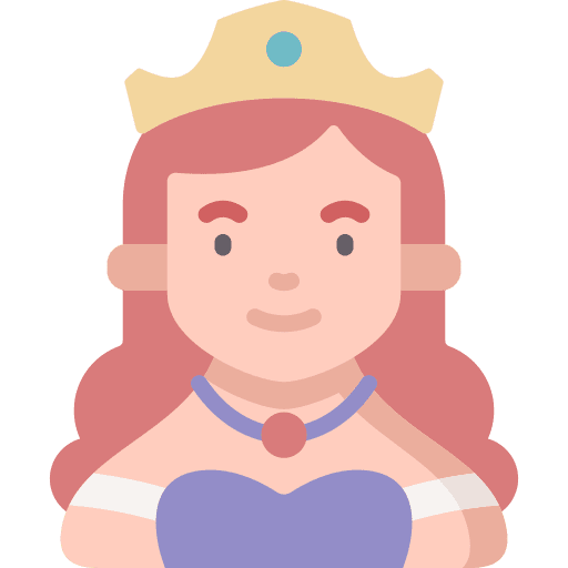 Princess user crown woman icon