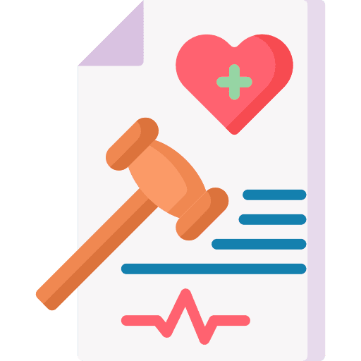 Health law document miscellaneous file icon
