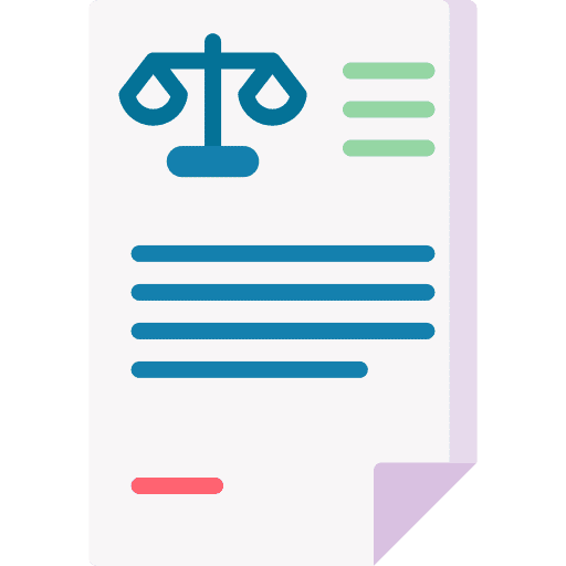 Court order legal judge icon