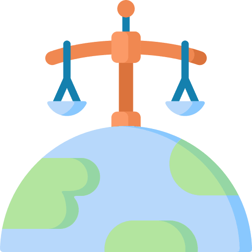 Global laws judge earth miscellaneous icon