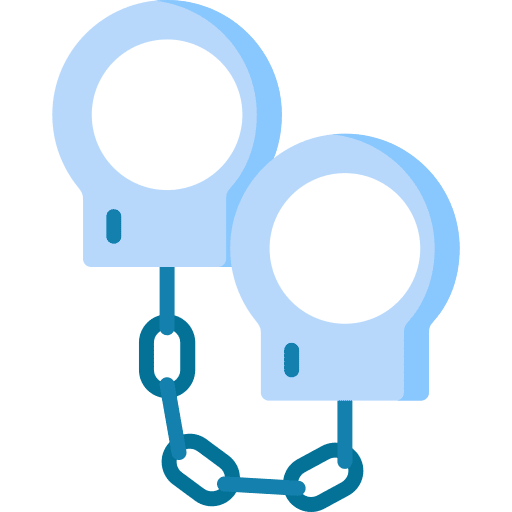 Handcuffs handcuffs prision police icon