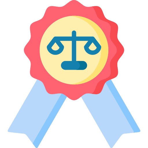 Award miscellaneous legal justice icon