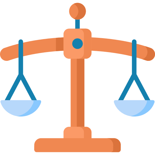 Justice legal scale miscellaneous icon