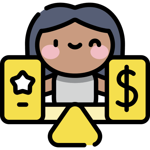 Balance girl balance woman icon