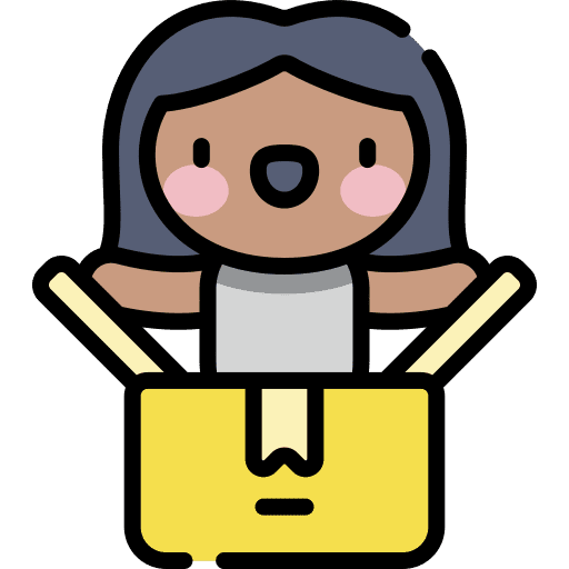 Box graphic design illuminating box icon