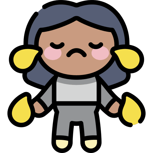 Crying crying woman color of the year 2021 icon