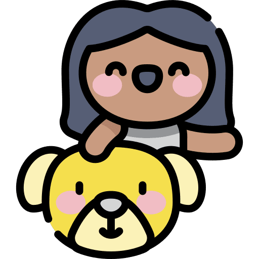 Pet animal pet girl icon