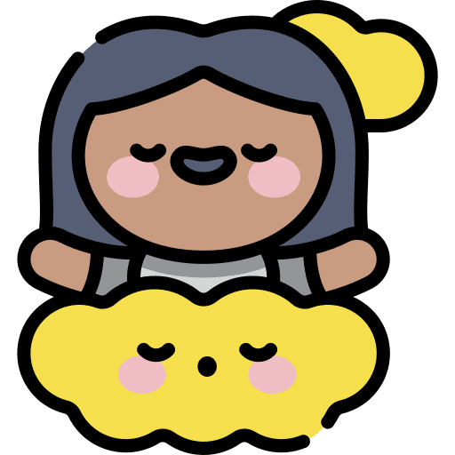 Relax illuminating woman people icon