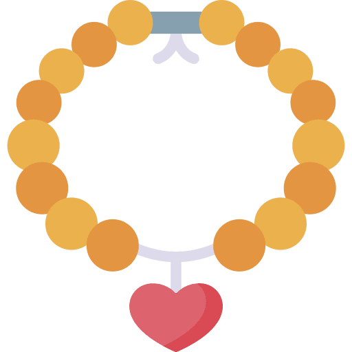 Bracelet female money elegant icon