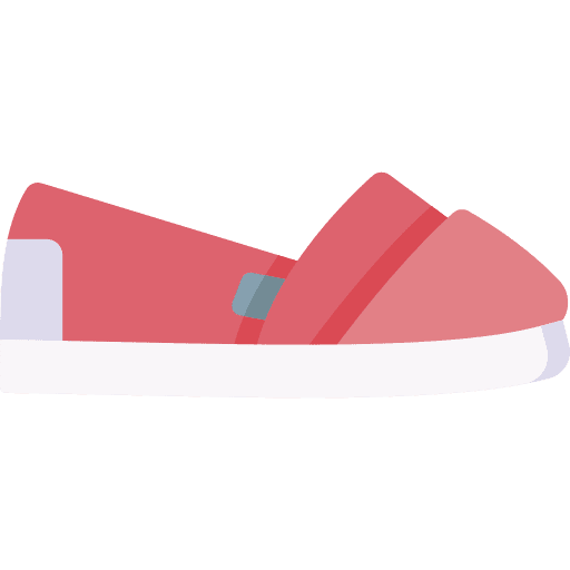 Slip on shoes sports and competition money gym icon