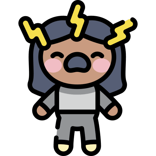 Stress character ultimate gray breakdown icon