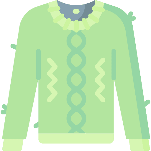 Sweater fashion wool long sleeve icon