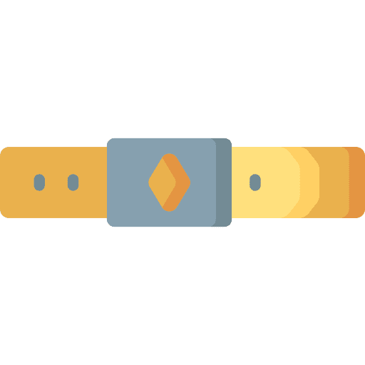 Belt raincoat jewelery winter icon