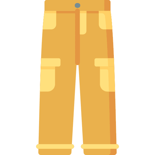 Pants clothes cargo pants icon