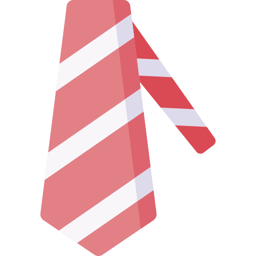 Tie fashion elegant accessories icon