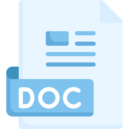 Doc doc file format extension doc icon