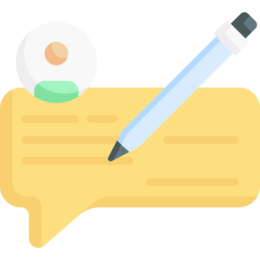 Comment review communication communications icon