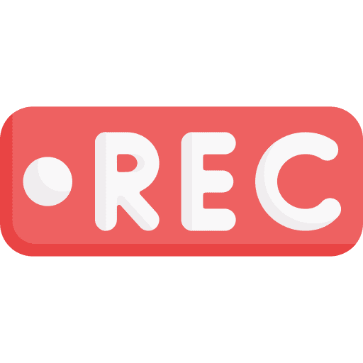 Record button recording rec icon
