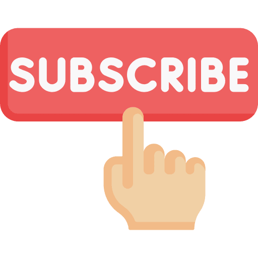 Subscribe follow press click icon