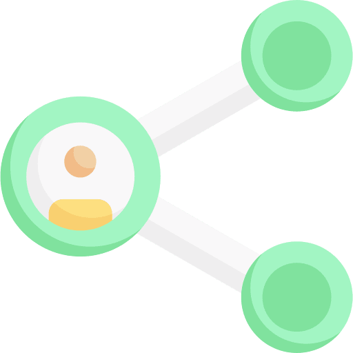 Share share connector social media icon