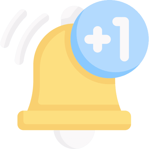 Notification social media packard bell bell icon