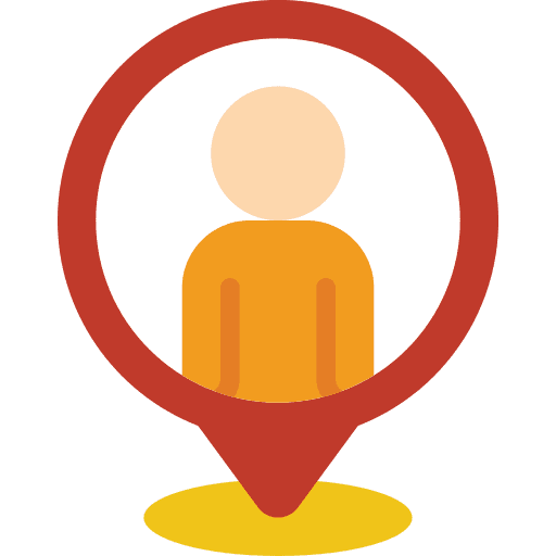 Pin user pin maps and location icon