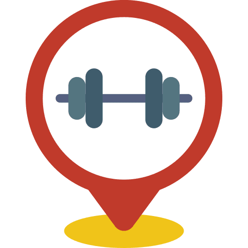 Pin pin building maps and location icon