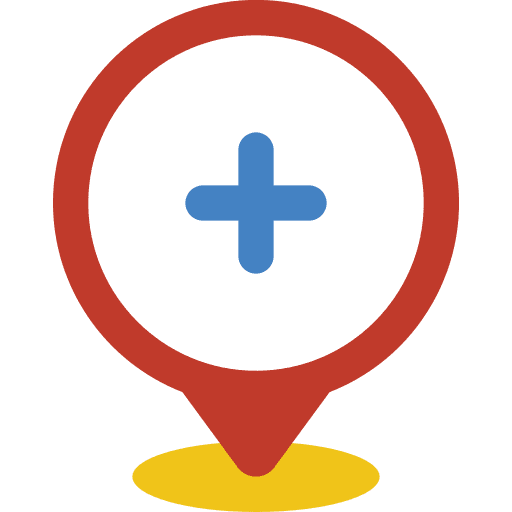 Pin plus location new icon
