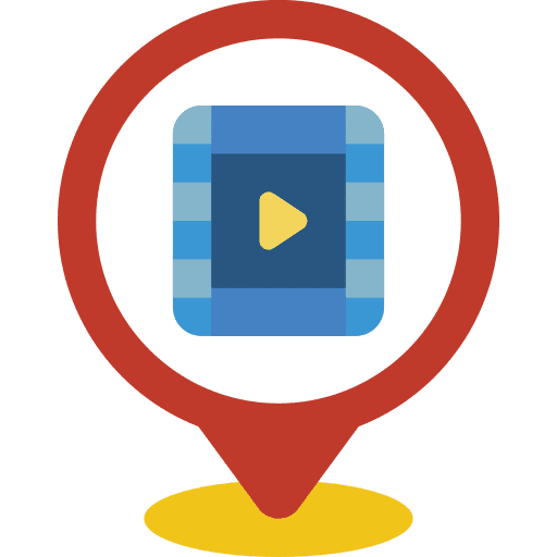 Pin cinema theatre watch icon