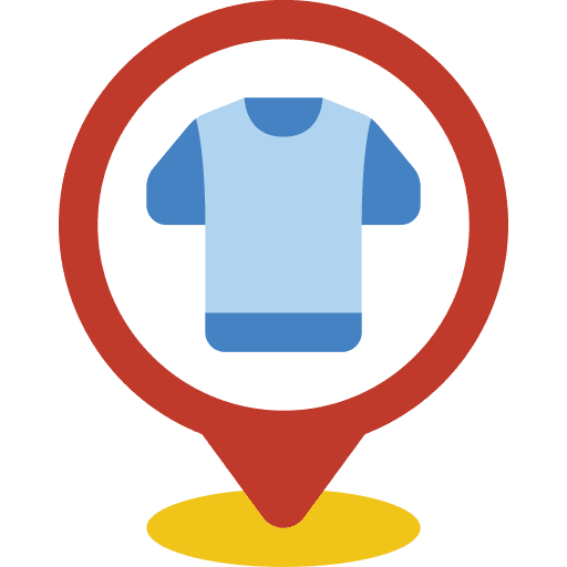 Pin clothes shirt pin icon