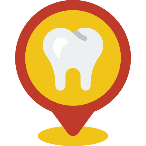 Pin dental medical tooth icon