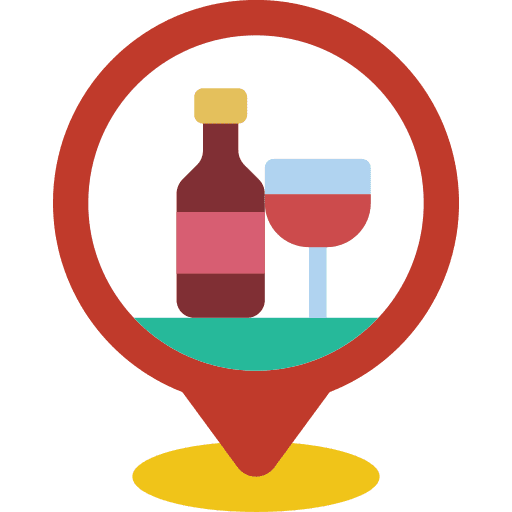 Pin drink alcohol pin icon