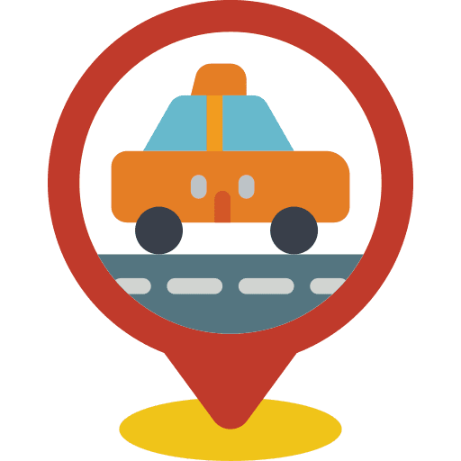 Pin maps and location depot travel icon