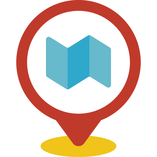 Pin maps and location map pin icon