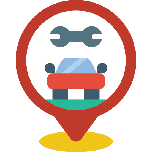 Pin spanner vehicle mechanic icon