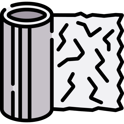 Aluminium paper preserver kitchen utensils food and restaurant icon