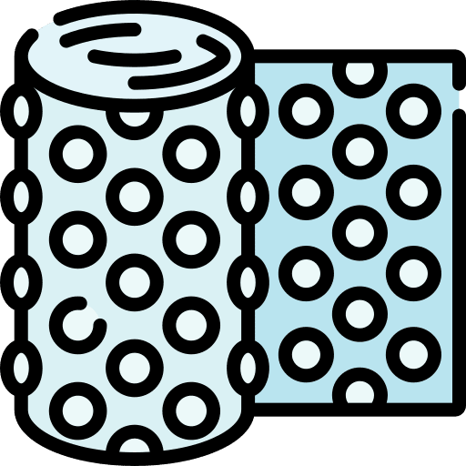 Bubble wrap packing protection bubble wrap icon