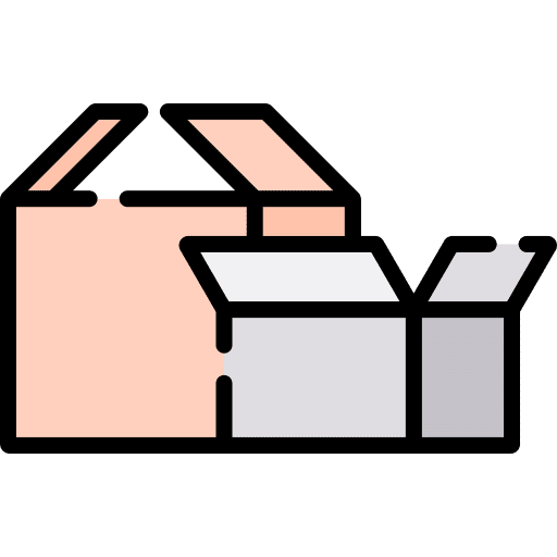 Cardboard box miscellaneous cardboard icon