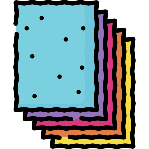 Textile material felt textile icon