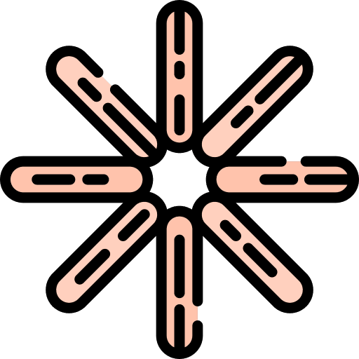 Popsicle stick arts and crafts decoration hobbies and free time icon