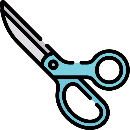 Scissors construction and tools tool cutting icon