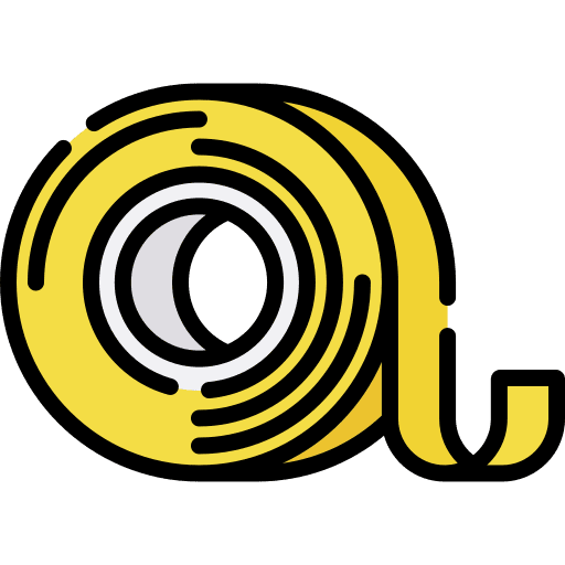 Sticky tape construction and tools masking tape sticky tape icon