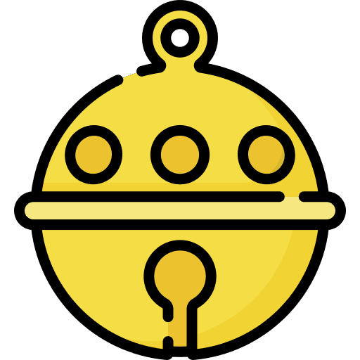 Bell sleigh bell bell ornaments icon