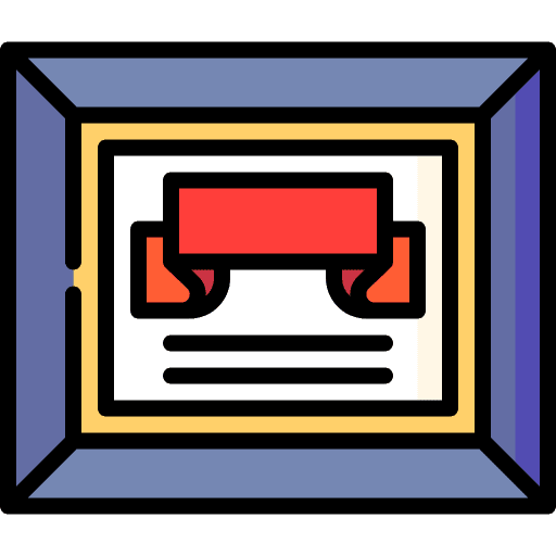 Name frame degree name icon