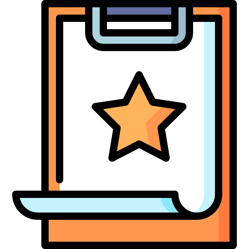 Reputation reputation document clipboard icon