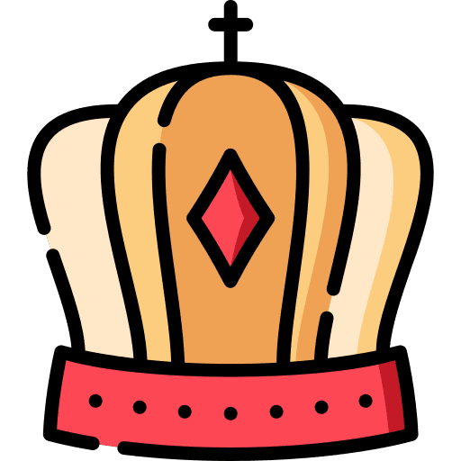 Crown fashion costume costume party icon