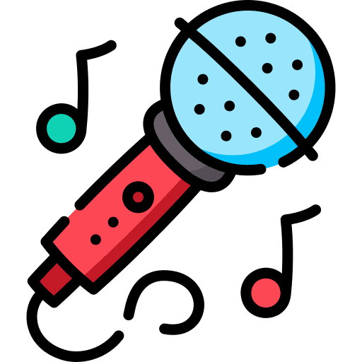 Microphone radio sound music and multimedia icon