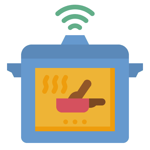 Cooking equipment machine wifi automatic icon