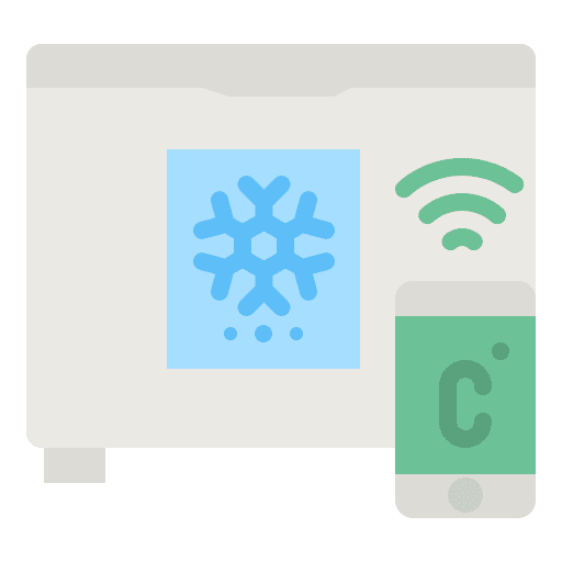 Freezer refrigerator cooler wifi icon